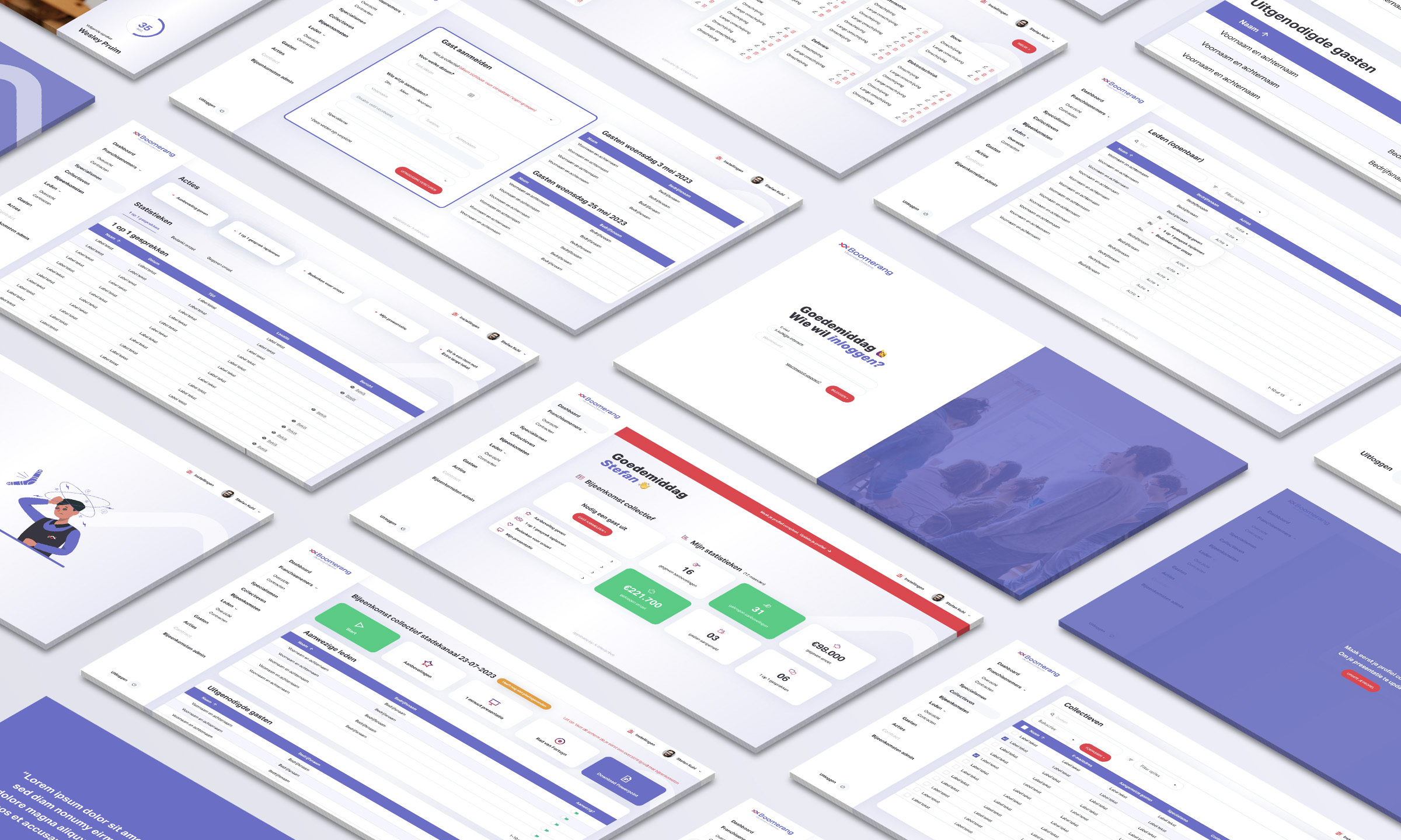 Boomerang design x-interactive